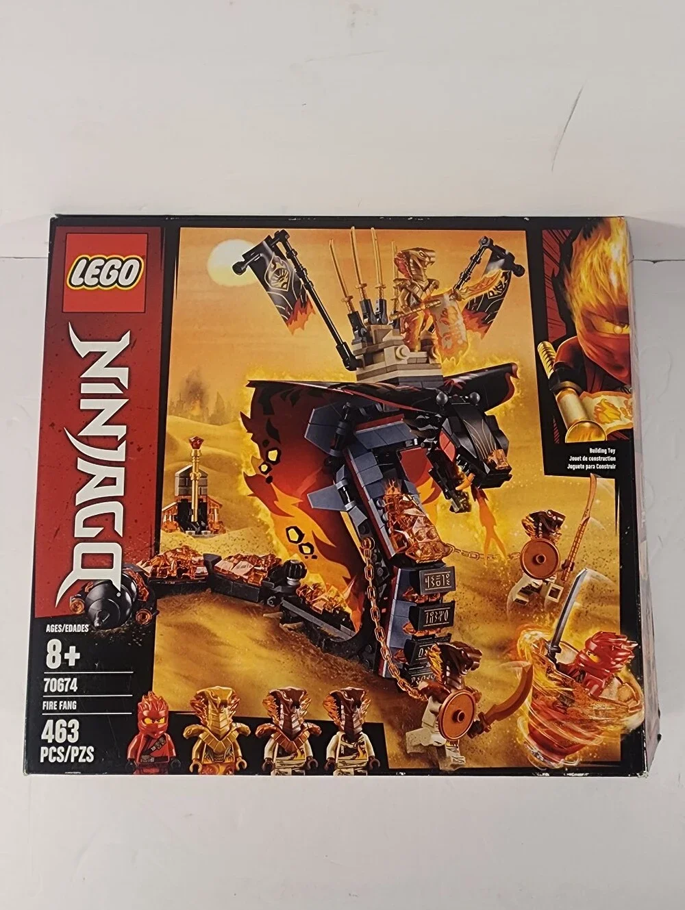 LEGO NINJAGO: Fire Fang (70674) 100% Complete w/ Box and Instructions